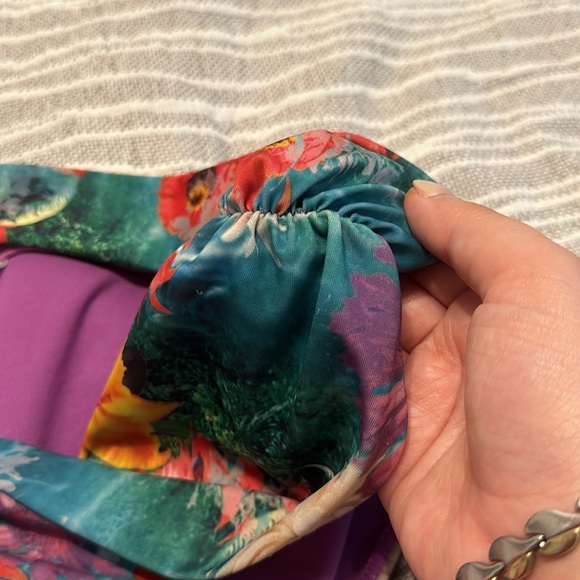 La Vie En Rose Multicolor Floral Bikini Bottom - Picture 2 of 4